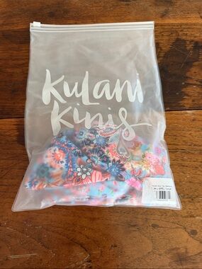 Kulani Kinis Blue Pink Floral Swim bottom